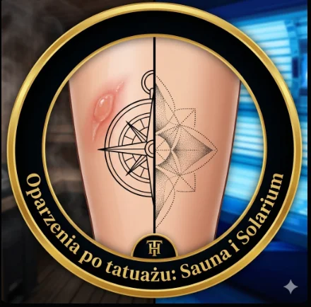 laczego sauna i solarium to wrogowie tatuażu? Ryzyko oparzeń, blaknięcia i infekcji. Sprawdź, jak dbać o tatuaż w Warszawie z TattooHub.