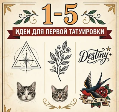 Top 5 pomysłów na pierwszy tatuaż: co wybrać na początek?