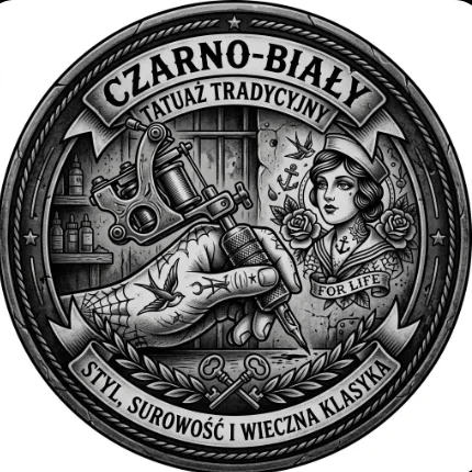 Czarno-biały tatuaż tradycyjny: styl, surowość i wieczna klasyka