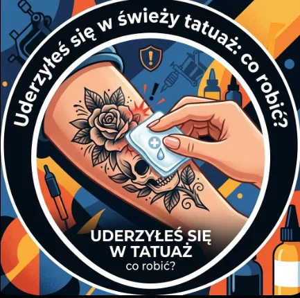 Uderzyłeś się w świeży tatuaż: co robić?