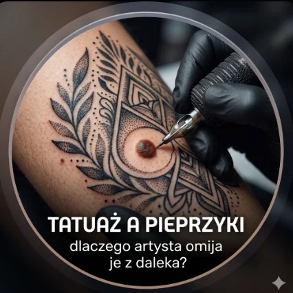 Tatuaż a pieprzyki: dlaczego artysta omija je z daleka?