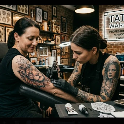 Tatuaż w Warszawie: profesjonalna grafika i nowoczesny styl