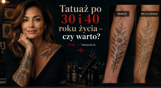 Tatuaż po 30 i 40 roku życia – czy warto robić? Szczery przewodnik 2026