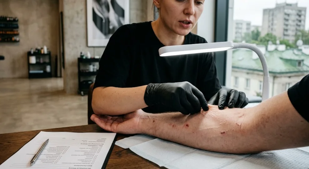 „Skóra jak pergamin”: dlaczego doustne retinoidy na trądzik (Izotek / Axotret) i tatuaż to połączenie skrajnie niebezpieczne